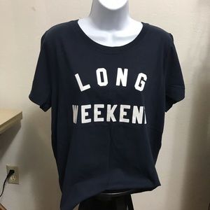 J. CREW SHORT SLEEVE “LONG WEEKEND” T-SHIRT